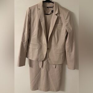 Ann Taylor Beige Suit Set for women